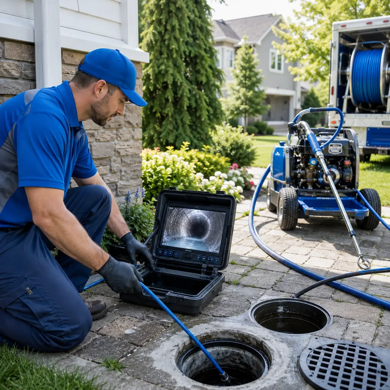 Outdoor drain cleaning professionals serving Madison, PA